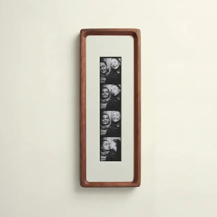 L’Instant — Cadre Photomaton en Noyer Blanc