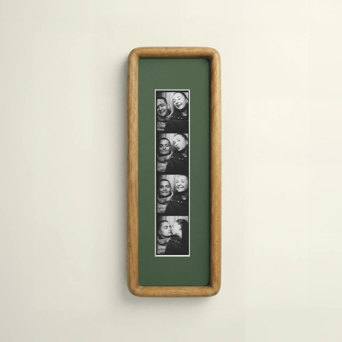 L’Instant — Cadre Photomaton en Noyer Vert