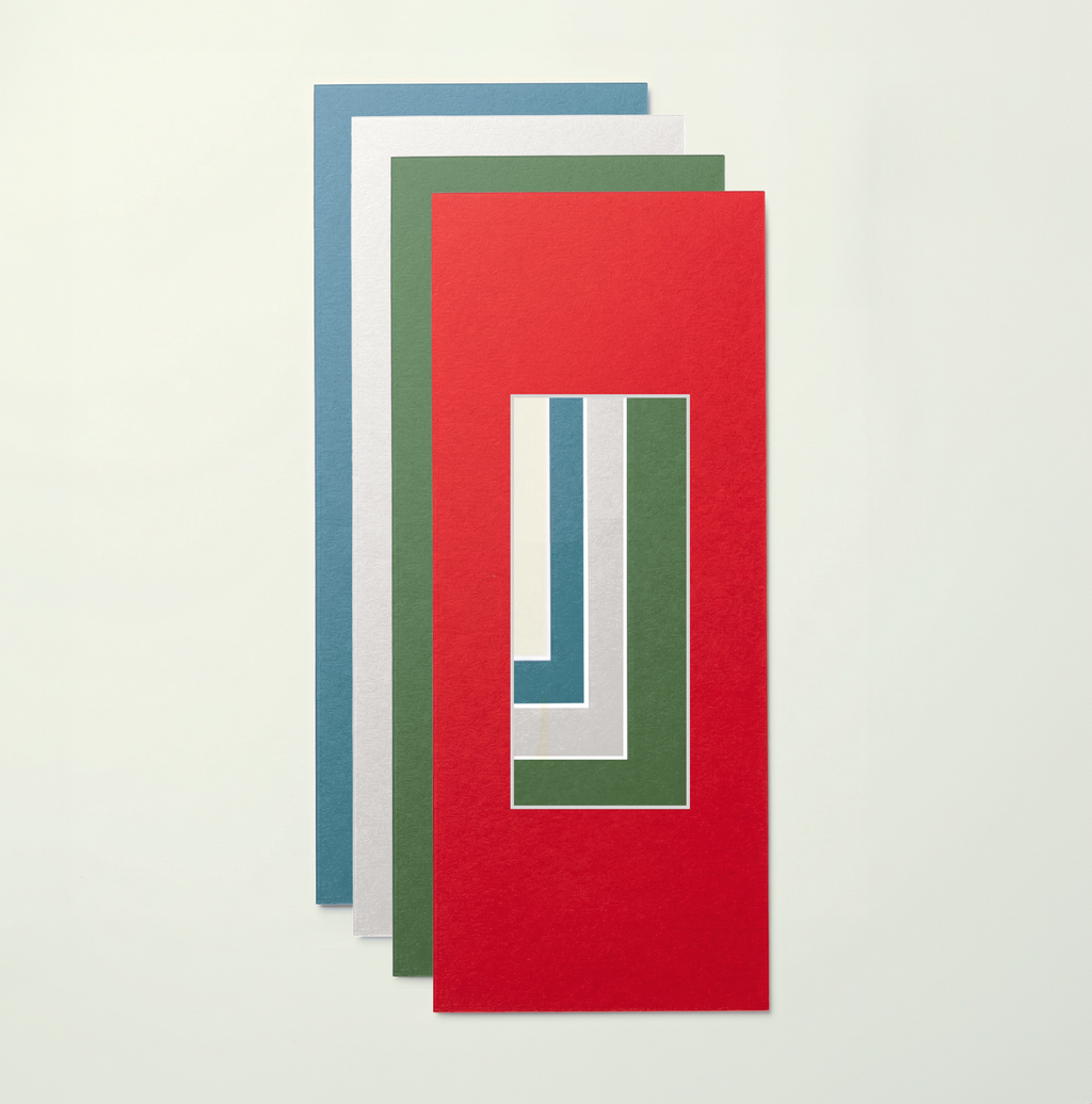 4 bordures colorées - numérique - 15×5cm