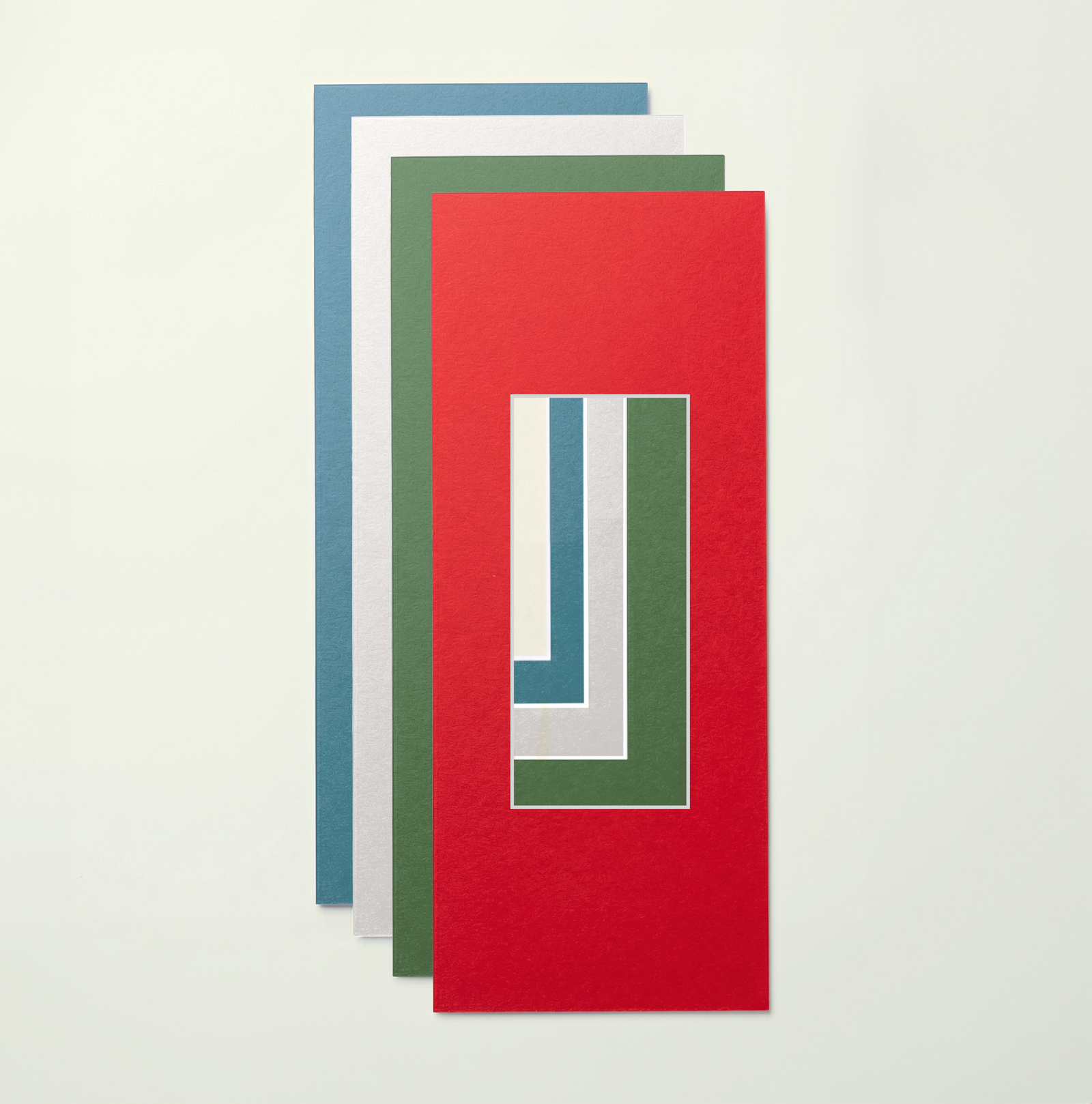 4 bordures colorées - numérique - 15×5cm