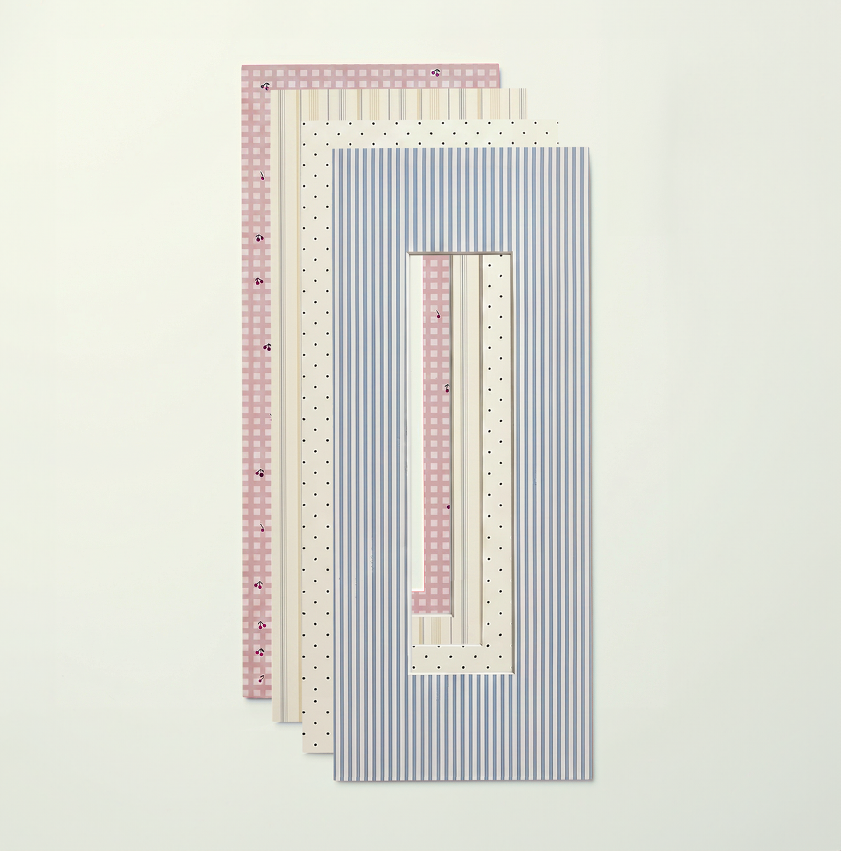4 bordures à motifs - vintage - 20×4cm